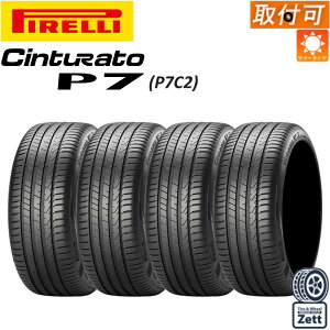 �y��t�Ώہz 225/45R18 95W XL (J)(KS) 4�{�Z�b�g �V�i PIRELLI Cinturato P7 (P7C2) s-i JAGUAR���F 18�C���` �T�}�[�^�C�� 4�{�Z�b�g