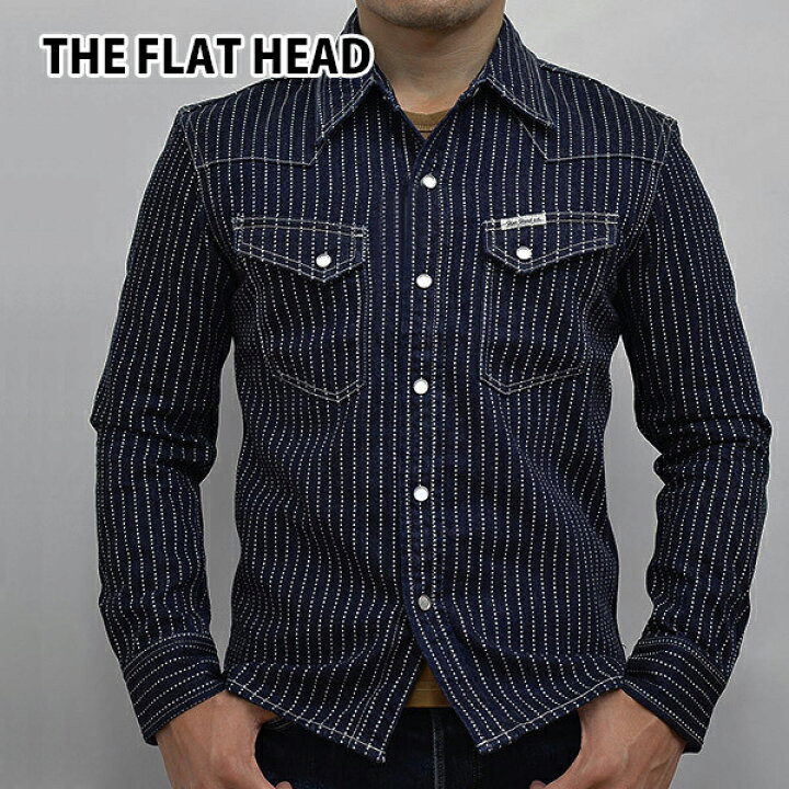 楽天市場】THE FLAT HEAD フラットヘッド ウォバッシュデニム 