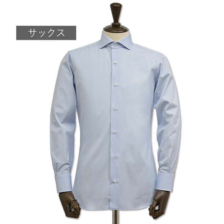 楽天市場】バルバ ブロード ワイドカラー ドレスシャツ 国内正規品 