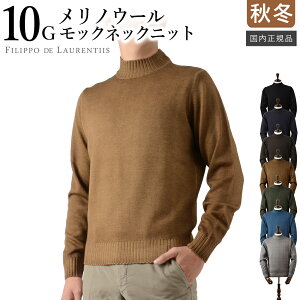 �t�B���b�| �f ���[�����e�B�X �H�~�t 10�Q�[�W �����m�E�[�� ���b�N�l�b�N �j�b�g LU3ML37 �Z�[�^�[ �~�h���Q�[�W �K�[�����g�_�C �����Y �������K�i FILIPPO DE LAURENTIIS RG20 GT30 RV35