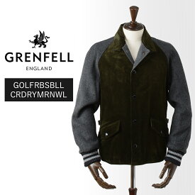 【40%OFF/定価105,600円】グレンフェル 新品 ベースボールジャケット GOLFRBSBLL-CRDRYMRNWL 38 国内正規品 英国製 #f10020 GF38