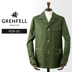 【40%OFF/定価121,000円】グレンフェル 新品 ミリタリージャケット KEW-GC 38 グリーン 国内正規品 英国製 GRENFELL #f10023 GF38