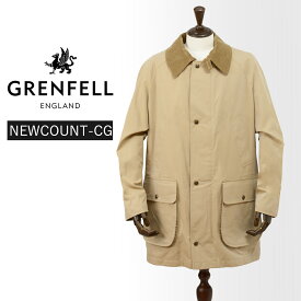 【40%OFF/定価148,500円】グレンフェル 新品 ジャケット NEWCOUNTY-CG 40 ベージュ 国内正規品 英国製 GRENFELL #f10033 GF40