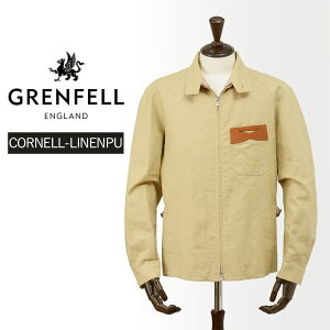 �yP10�{�����ԗD�ǃV���b�v��܁z�y40%OFF/�艿96,800�~�z�O�����t�F�� �V�i �u���]�� CORNELL-LINENPU 38 �x�[�W�� ��100% �������K�i �p���� GRENFELL #f10046 GF38