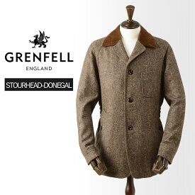 【40%OFF/定価137,500円】グレンフェル 新品 コート STOURHEAD-DONEGAL 38 ドニゴールブラウン 国内正規品 英国製 GRENFELL #f10026 GF38