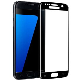 Galaxy S7 edge ガラス フィルム 全面 docomo SC-02H au SCV33 ギャラクシー S 7 ギャラクシー S7 ガラスフィルム 保護フィルム 液晶 画面 エッジ 保護 湾曲 滑らか 3D S