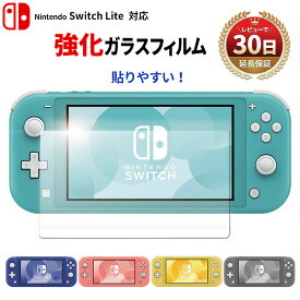 Nintendo Switch lite ニンテンドースイッチライト 本体 スイッチ ライト カバー ガラス 保護 フィルム 画面保護 自己吸着 クリア