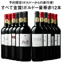 【予約限定】 超お得！すべて金賞ボルドー豪華赤ワイン12本セット 【7794660】 | 金賞受賞 飲み比べ ワインセット win…