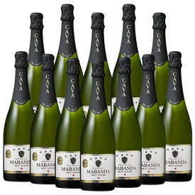 【送料無料】6冠金賞マバンダ・カバ・ブリュット・ナチュレ12本セット スパークリングワイン 辛口 ワインセット 【W01696】