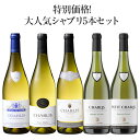 【送料無料】17年連続ワイン通販国内売上高No.1記念企画!シャブリ5本セット 第7弾 白ワイン 辛口 ワインセット 【W042…
