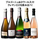 【送料無料】 ブルゴーニュ＆ロワール入り!クレマン飲みくらべ5本セット 第7弾 スパークリングワイン ワインセット 【…