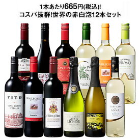 【送料無料】3大銘醸地入り!世界の選りすぐり赤・白・スパークリングワイン飲み比べ12本セット 第31弾 【9000197】 | 金賞 飲み比べ ワイン ワインセット ミックス wine wainn ボルドー フランス イタリア スペイン お買い得 ギフト