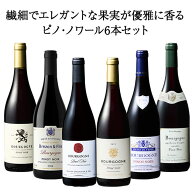 【送料無料】 ブルゴーニュ・ピノ・ノワール6本セット 第4弾 【W05242】 赤ワイン ワインセット フルボデ…