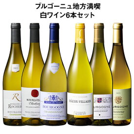 【送料無料】 すべてシャルドネ!ブルゴーニュ地方満喫白6本セット 第4弾 白ワイン 辛口 ワインセット 【W07248】
