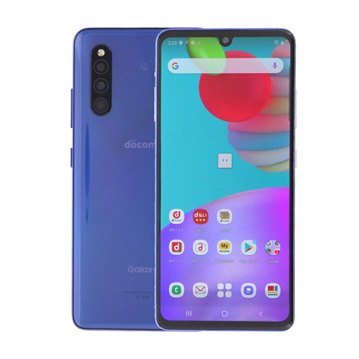 楽天市場】【中古】 Samsung Galaxy A41 SC-41A 64GB ドコモ SIMロック 
