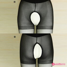 クロッチレス ストッキング (当店オリジナル)(ブラック 黒・ベージュ) オープンクロッチ ストッキング 穴あき stocking pantyhose crotchless opencrotch black beige