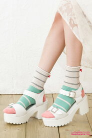 【ミニリボン付き】バックリボンラインソックス (全3色) くるぶし丈 ショートソックス スニーカー 靴下 レディース socks ladies short