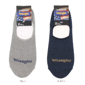 WRANGLER フットカバー 無地 25-27cm メンズ ソックス foot cover 紳士 mens socks