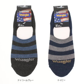 WRANGLER フットカバー 甲ライン 25-27cm メンズ ソックス foot cover 紳士 mens socks