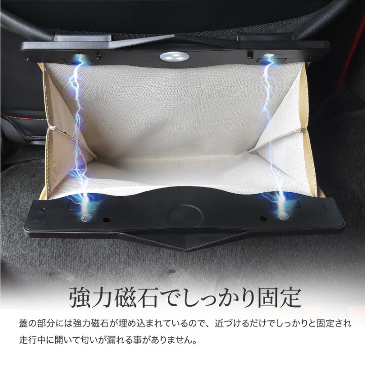 楽天市場 全商品ポイント10倍 ゴミ箱 車 収納ボックス 折りたたみ カー用品 便利 Puレザー 簡単取付 ブラック アクセサリー 便利グッズ ダストボックス 汎用 折り畳み 車載用 車用品 内装 コンビニ袋 ｍ ｚｎｅｔ