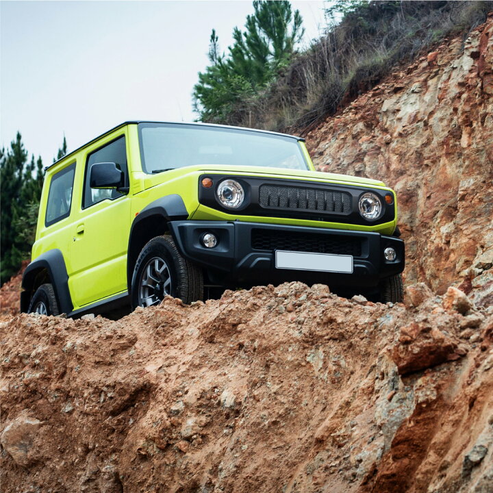 楽天市場 ジムニー Jb64 ジムニーシエラ Jb74 フロントグリル Gルック ベンツスタイル マットブラック 艶消し メッシュグリル 全グレード対応 グリルカバー エアロ ガーニッシュ 外装パーツ カスタム ドレスアップ エアロパーツ 簡単取り付け ｍ ｚｎｅｔ