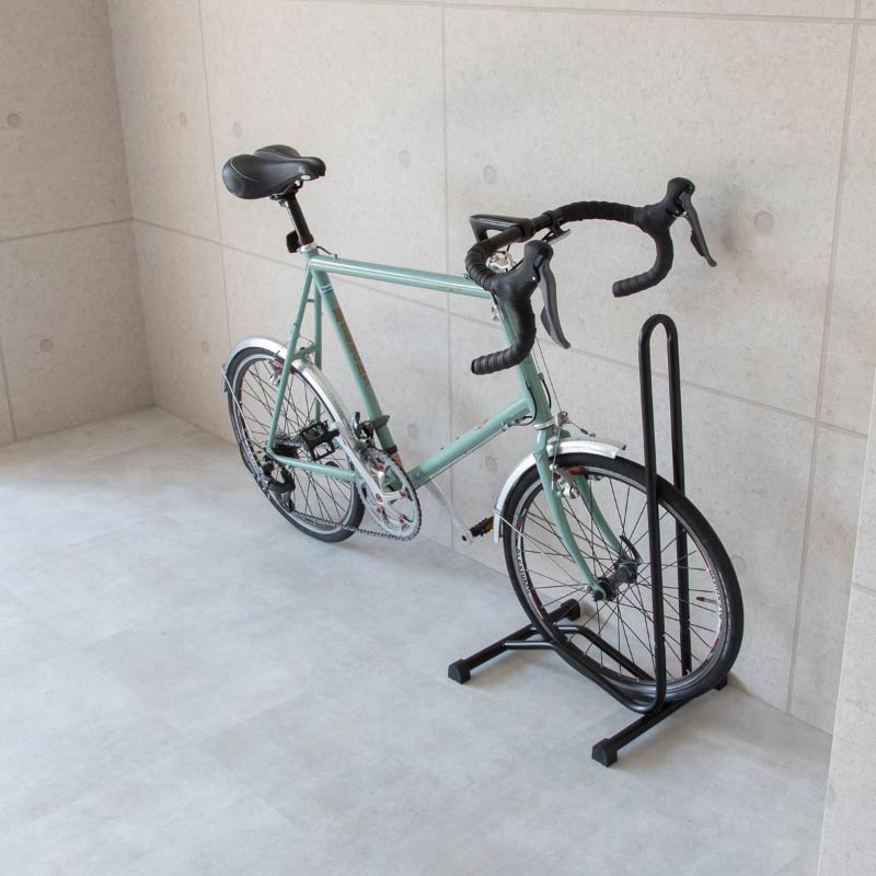 楽天市場】自転車 スタンド 1台用 L字型 20インチ〜 自転車置き場 車輪