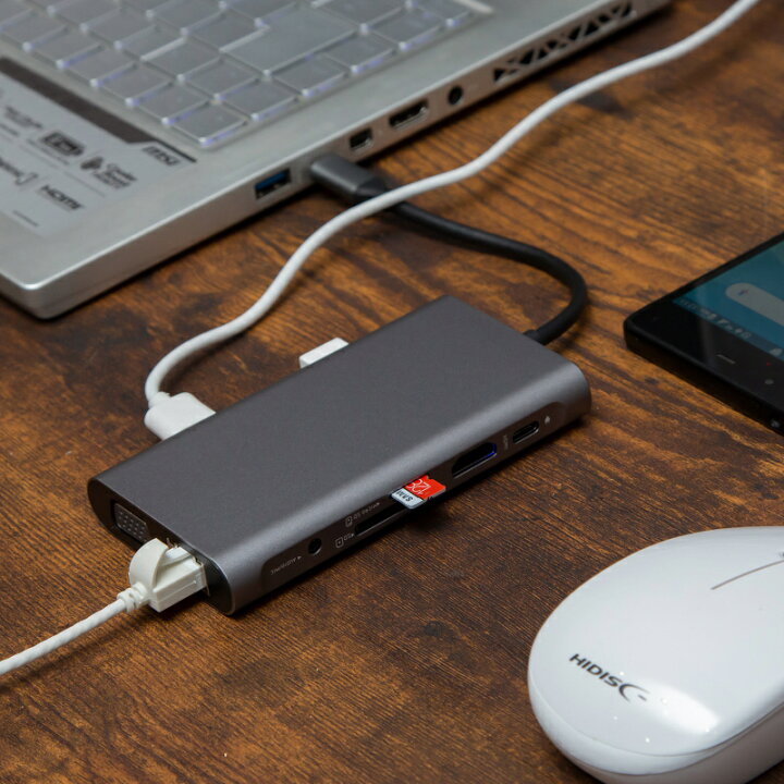 楽天市場 Usbハブ 3 0 コンセント Type C ケーブル 10in1 充電 電源 高速 Sdスロットル Bluetooth Sdカード マイクロsd イヤホンジャック 増設 パソコン Pc 2台同時出力 スマホ テレビ接続 4k対応 Hdmi Lanケーブル Vga Pd ｍ ｚｎｅｔ