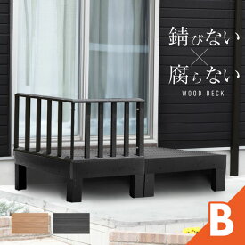 ウッドデッキ 置くだけ 人工木材 樹脂 腐らない 屋外 DIY 後付け フェンス チーク ブラック ウッドパネル リフォーム ウッドテラス えんがわ 縁台 ぬれ縁 アイウッド ガーデニング 洗濯物