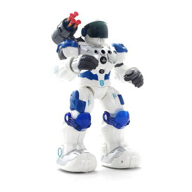 電動ロボット 警察のロボット ロボット おもち ラジコン 多機能ロボット プログラム可能 誕生日 子供の日 クリスマスプレゼント ソフトブレットを発射できる