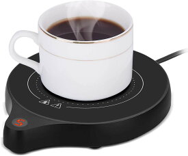 コーヒーマグウォーマー 5つの温度設定を備えた電気飲料ウォーマー　ココアミルク用のコーヒーウォーマー お手入れが簡単 防水 LEDスクリーン タッチスイッチ 便利な自動オン/オフ マグカップ ガラスカップ ステンレス鋼カップ セラミックカップなど適用