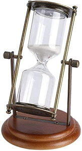 砂時計 タイマー時計 回転式 ガラスタイマー 高級感 おしやれな卓上の装飾とするの砂時計 素敵な贈り物 白い砂 15分計