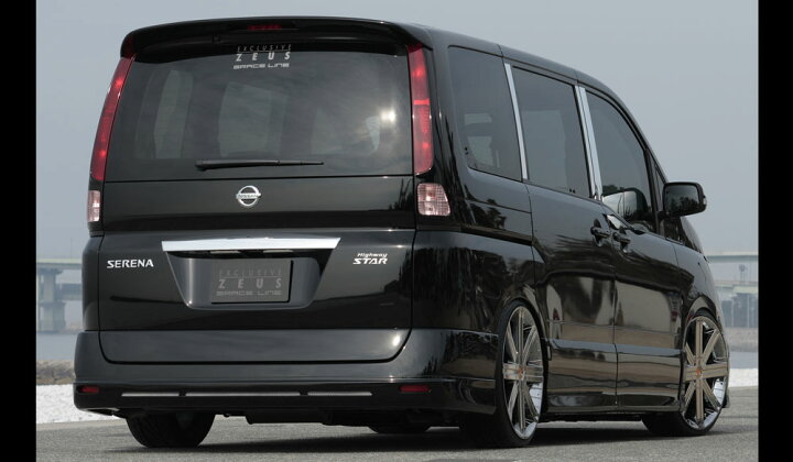 楽天市場】[日産 C25 セレナ ハイウェイスター 後期]グレースライン 