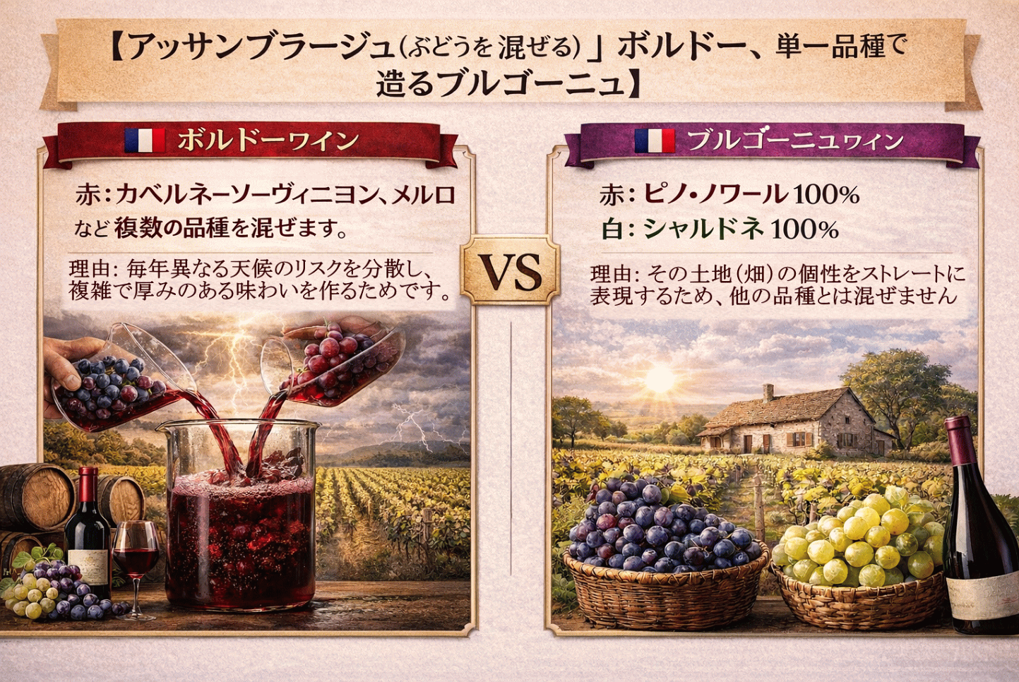 楽天市場 | ワインショップアクアヴィタエ - ボルドー vs ブルゴーニュ