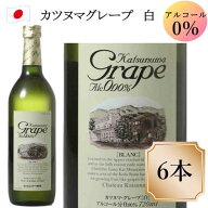 シャトー勝沼 カツヌマ・グレープ ブラン 白 6本 720ml ワイン ノンアルコール　cスクリュー栓 ノンアル…