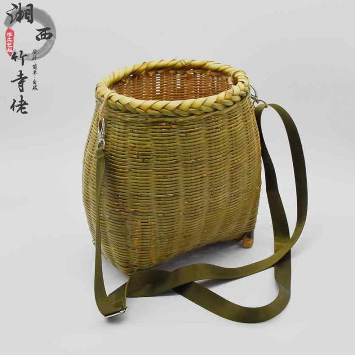 楽天市場】魚 ビク 魚籠 バスケット かご つぼ 手作り 釣り 大きい 