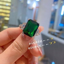 楽天市場】指輪 イミテーション エメラルドの通販