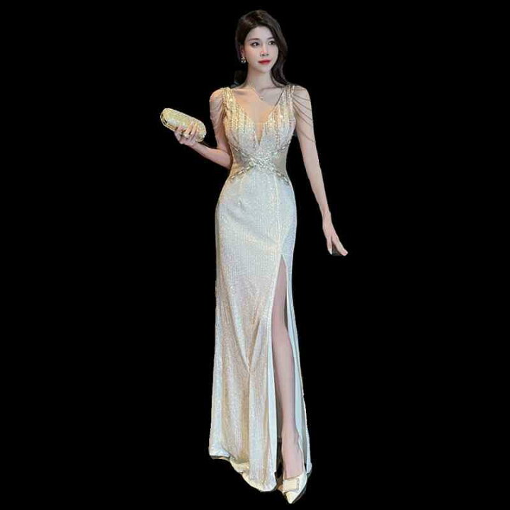 楽天市場】イブニングドレス レディース パーティー 結婚式 宴会 豪華 