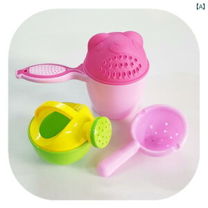 おもちゃ 水遊び プール お風呂 キッズ 子供用 楽しい 玩具 バス グッズ じょうろ すくう スプーン 人形 カメ 泳ぐ ピンク ブルー