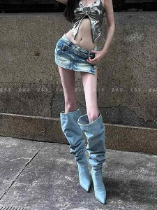 マイクロミニスカート 夏 レディース デニム ローウエスト ボタン アシンメトリー アメリカン ストリート Y2K ギャル セクシー カジュアル 大きいサイズ コスプレ 衣装