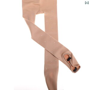 フィギュア スケート パンツ プロ 子供用 フィギュア スケート パンスト レギンス タイツ 厚手 ラインストーン コスチューム キラキラ 競技 ストレッチ