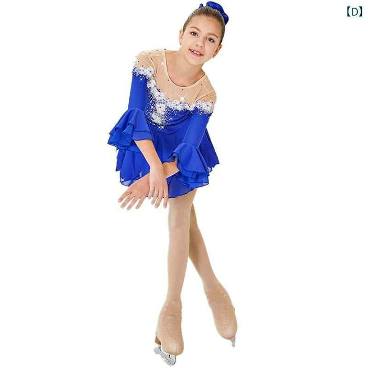コスチューム フィギュア スケート 子供 大人 女の子 パフォーマンス 