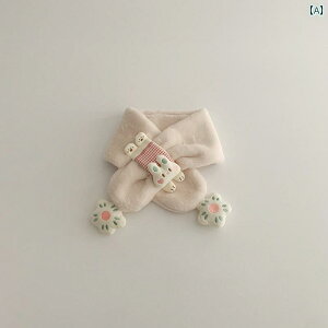 冬 ベビー キッズ 帽子 マフラー 子供 ウサギ ぬいぐるみ ネック スカーフ 女 赤ちゃん 厚手 暖かい 首保護 ネック スカーフ ウール 72*11CM