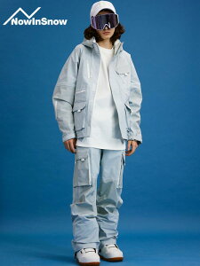 スノーボード ウェア ウィンター用品 スポーツウェア スーツ スノボー レディース グレー ジャケット スキー パンツ メンズ 防水 暖かい トップス