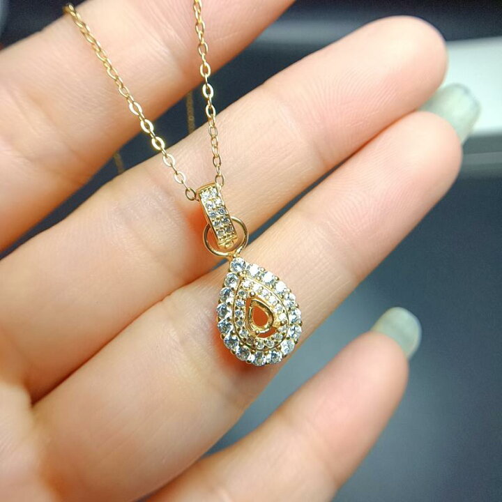 楽天市場】ネックレス レディース 大人かわいい S925シルバー 空枠 