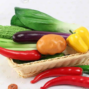 食品サンプル フェイク野菜 唐辛子 ピーマン 赤 緑 発泡スチロール 模型 飲食店 レストラン 店舗 ショーウィンドウ ディスプレイ 装飾 撮影小物