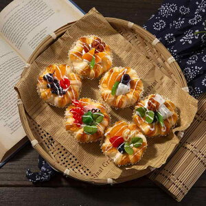 冷蔵庫マグネット 低反発 スクイーズ 食品サンプル フルーツ パン ケーキ かわいい デコレーション 飾り インテリア雑貨 ウェディング小物 店舗ディスプレイ 撮影小物 6個セット(x2)