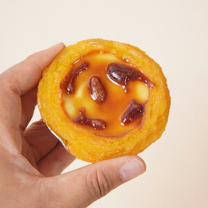 食品サンプル ポルトガル エッグタルト 冷蔵庫マグネット ケーキ店 ディスプレイ小物 リアル 手作り 樹脂製 インテリア雑貨 撮影小物(x5)