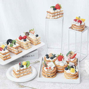 食品サンプル フェイクスイーツ クッキー フルーツ クリーム ケーキ 模型 ディスプレイ オブジェ 店舗用 撮影用 ウェディング イベント かわいい PVC製 インテリア 飾り