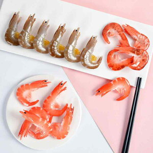 食品サンプル キーホルダー リアルエビ チャーム PVC製 モダン シンプル かわいい 動物モチーフ おままごと ごっこ遊び おもちゃ 子供 キッズ ギフト プレゼント 景品 ユニーク 面白い(x5)