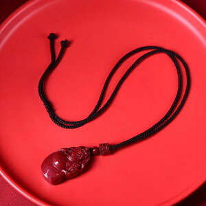 ネックレス メンズ レディース カップル向け 開運 招福 パワーストーン 厄除け 魔除け 天然石 朱砂 紫金砂 関羽 ペンダント ロング丈 アミュレット ラッキーアイテム